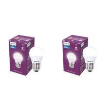 PHILIPS 2.8W LED Frosted Candle Bulb | Cool White 6500K | E27 Base | Energy Efficient Decorative LED Light | Long Life & Instant Brightness | Pack of 2