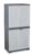 Cello Novelty Big Plastic Cabinet with Dustproof Doors| 3 Year Warranty | Almirah, Cupboard, Wardrobe for Home, Living Room, Bedroom, Kitchen, Office, Outdoor| White & Grey Colour