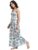 Vishudh Women Shoulder Strap Regular Fit Sleeveless Vpjs000003 White/Teal Blue Xl