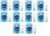 Halonix 2-in-1 Dimmable 9W,0.5W Multi Wattage Adjustable Light Led Bulb (Pack Of 10), All Rounder led bulb Base B22D