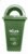 Milan Plastic Garbage Dustbin With Dome Lid 80 Litre Black