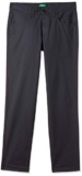 UNITED COLORS OF BENETTON Boy’s Slim Mid Rise Casual Pants (4WB11ECOMI_Grey_6 9 Months)