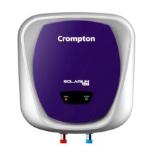 Crompton Solarium Clx 25-Ltr 5 Star Rated Storage Water Heater (Geyser) With Free Installation And Connection Pipes Aswh-4925(Blue And White)