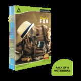 Classmate Notebook A4 Notebook Single Line 172 Pages(Multicolor, Pack of 6)