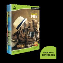 Classmate Notebook A4 Notebook Single Line 172 Pages(Multicolor, Pack of 6)