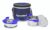 SignoraWare 500ml+350ml All Steel Executive Small Lunch Box with Bag, Food Grade BPA Free, Leak Proof and Air Tight Stainless Steel Containers, Compact and Sleek Tiffin Box (Set of 2 Violet)