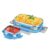 SignoraWare Quickmeal Stainless Steel Small Lunch Box | Airtight & Leakproof | Portion Control | Easy to Carry | Ideal for Office, School, Kids & Travel (650ml + 130ml | TBlue)