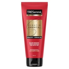 TRESemmé Keratin Smooth Anti Frizz Conditioner 175ml | 72H Frizz Control Protein & Argan Oil | Paraben Free Hair Conditioner for Dry Frizzy Hair