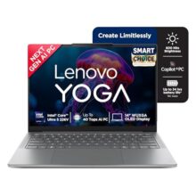 Lenovo Yoga Slim 7 (Smartchoice) Aura Edition, Intel Core Ultra 5 226V, 16Gb Ram, 1Tb Ssd, Wuxga Oled, Copilot+ Ai Pc, 40 Tops, 14″/35.5Cm, Windows 11, Office 2024, Grey, 1.19Kg, 83Jx005Fin, Ai Laptop