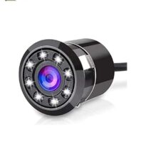 Vocado 8 Led Car Rear View Reverse Backup Parking Camera for All Cars (Metal Body) 8 LED HD Waterproof -Pack Of 1