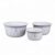 Amazon Brand – Solimo Plastic Linea Containers without Lid Food Grade Set of 3(1.3L,2.3L and 3.8L) |BPA-Free Multipurpose Kitchen Bowls for Mixing and Serving, Grey