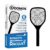Odomos Attack Anti – Mosquito Rechargeable Racquet | 400Mah Battery | Large Net Area For Better Coverage | Long Lasting Internal Battery With Plug In Socket | 6 Months Warranty (Black)