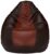 Sattva Classic Bean Bag Cover (Without Beans) XXL Size – Brown Tan