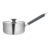 Borosil Cookfresh Tri-ply Stainless Steel Saucepan with Steel Handle | Gas, Induction Compatible | Even Heat Distribution | SS304 Food Grade Steel | Dishawasher Safe | 5 Year Warranty (2.3 L)