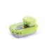 CELLO Fit & Fresh Round Lunch Box Container for Daily Use 400 ml, Clear | Microwave & Fridge Safe Toughened Glass Airtight Leakproof Food Storage Tiffin Box Container for Kitchen, Travel & Office Use