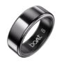 boAt SmartRing Active Plus, Auto HR, Sleep, SpO2, Stress & Skin Temperature Monitor, Stainless-Steel Build, 5 ATM, Weighs Only 5 gm, Portable Charging Case, smart Ring for Men (8, Midnight Black)