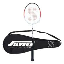 Silver’S Aluminium Stricker Badminton Racket With Full Cover(Red/White)