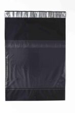 Porpoise Black Tamper Proof Courier Bags 10 x 14 Inch Pack of 1000 with POD Jacket Self Adhesive Poly Mailer for E Commerce Shipping Packaging