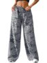 LOUIS LUXE Womens Palazzo || Reguler Fit Palazzo for Women (TROUSER-05_LEOPARDGREY