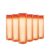 CELLO H2O Round Unbreakable Plastic Water Bottle (Orange)