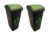 Cello Plastic Garbage Swing-Lid Dustbin 48 Ltr, (Green & Green) Combo