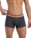 Jockey FP03 Men’s Super Combed Cotton Rib Solid Trunk with Ultrasoft Waistband (Pack of 2) _Charcoal Melange_L
