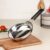 The Earth Store Stainless Steel Frypan 20cm (900ml) Heavy Gauge Sandwich Base | Induction & Gas Compatible | Scratch Resistant Cooking Pan with Sturdy Bakelite Handle