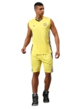 Vector X VBB-200 Men’s Sleeveless Basketball and Football Team Jersey and Shorts Set Combo, Sports Active Wear for Unisex Boys Youth (Red, XXL)