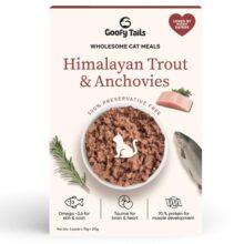 Goofy Tails Himalayan Trout & Anchovies Cat Food 210G (70G X 3Pouches) | Grain & Gluten Free | Preservative Free | High Protein | With Taurine, Omega 3 & Antioxidants | For Cats & Kittens