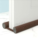 Pack of 3 Door Gap Filler 39 Inch Bottom Sealing Strip for Doors, Baby Safety Door Guard, Insect Dust Water Proof Blocker, Noise Reduction & Cooling Air Leakage Protector