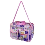 Tinyhugs Purple Baby Diaper Bag | Spacious Waterproof Backpack With Multiple Pockets | Travel Bag