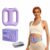 Belly Fat Massager Belt | Belly Fat Burner & Body Shaper for Men & Women | Wearable Vibration Massage Ring with Adjustable Belt | Digital Display, USB Rechargeable & Storage Pouch (Updated Version)