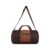 Gear Clubsport 3 9″/33L Faux Leather Large Water Resistant Duffle Bag/Travel Bag/Gym Bag for Men & Women(Brown-Tan)