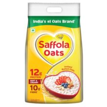 Saffola Oats, 2kg, 13g High Protein, 10g High Fibre | Instant Rolled Oats | Soft and Creamy | Helps manage weight