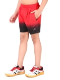 Vector X Kid’s OKS-233 100% Polyester Running Shorts Cherry RED