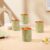 Amazon Brand – Solimo Tea Light Votive – Round Leaf Design, Sea Green Iron with Gold Interior, Set of 4 (Size: L-7.5 cm x W-7.5 cm x H-10 cm)