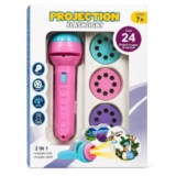 Storio 3 Slide Projector Flashlight Torch with 24 Patterns, Including ABCD Alphabets, Animals, Fruits Slides – Enhances Learning and Play, Perfect Night Light Gift for 7-Year-Old Boys and Girls