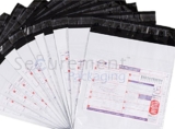 Tamper Evident Courier bags with POD pouch (10 x 14 inches) (100 Polybags)