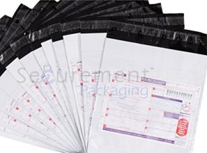 Tamper Evident Courier bags with POD pouch (10 x 14 inches) (100 Polybags)