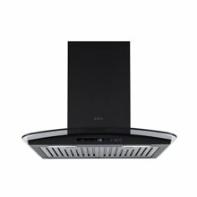 Elica 60cm 2500 Motor RPM iSMART 5 STAR Performance BLDC Kitchen Chimney with Inverter Technology and 15 Years Warranty | iSMART GLACE TRIM BF LTW 60 NERO