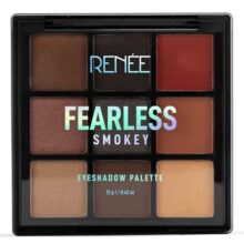 RENEE Fearless Eyeshadow Palettes – Smokey, Highly Pigmented, Shimmery & Matte Vibrant Shades, Silky Texture, Long Lasting, Non-Creasing, Easy-To-Blend & Build Up for Eye-Catching Glamorous Look 12 Gm