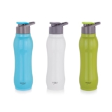 Sizzle Sports Stainless Steel Water Bottle 750 ML – Lightweight Leakproof Water Bottle with Flip Lid | Blue, Green, White – PACK OF 3