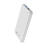 Portronics Power Brick Ii 10000 Mah,2.4A 12W Slim Power Bank With Dual Usb Output Port For Iphone, Anrdoid & Other Devices.(White)
