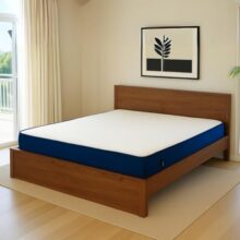 Royaloak Italian Ortho Memory Foam Mattress Queen Size | 8 Inch Thick with Breathable Knitted Fabric & Pressure Relieving Foam | Superior Body Support | Anti Skid Queen Size Mattress | 60X78 Inches