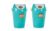 Aristo Swing Lid Garbage Waste Dustbin With Metal Side Handle 80 Ltr Green & Green Pack Of 2