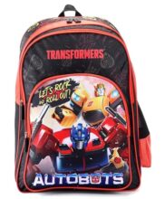 STRIDERS Transformer School Backpack for Kids | Durable Lightweight Spacious Bag | Padded Comfortable Straps | Marvel Superhero Design | Ideal for School Travel & Play