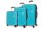 Kamiliant by American Tourister 3 Pc Harrier Edge 8W Set 56 Cm, 68 Cm & 78 Cm – Small, Medium & Large Polypropylene(PP) Hardside 8 Wheels Spinner Luggage Set/Trolley Bag Set (Light Blue)