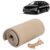 KINGSWAY® PU Leatherite Car Steering Cover Sewable Compatible with Hyundai Elantra (Year 2016-2019), Beige Color with Beige Thread, Pack of 1 with Sewing Needle and Thread