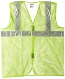 Aktion Safety 50 Gsm Aarvee Cloth Safety Jacket With Reflective Tape (2 Inch Tape, Green) – Pack Of 10