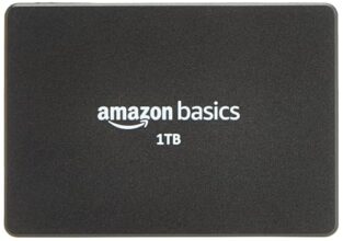 Amazon Basics 2.5 inch SATA Internal SSD 1 TB | Speed up to 560 MBps | Energy Efficient | Sleek & Lightweight
